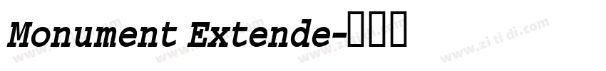 Monument Extende字体转换